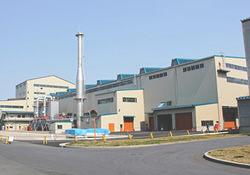 SK-B製造用の一貫工場の写真
